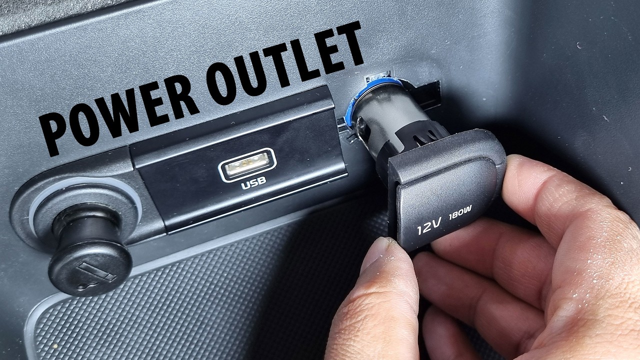 How to replace 12 volt power outlet socket in Kia Sportage