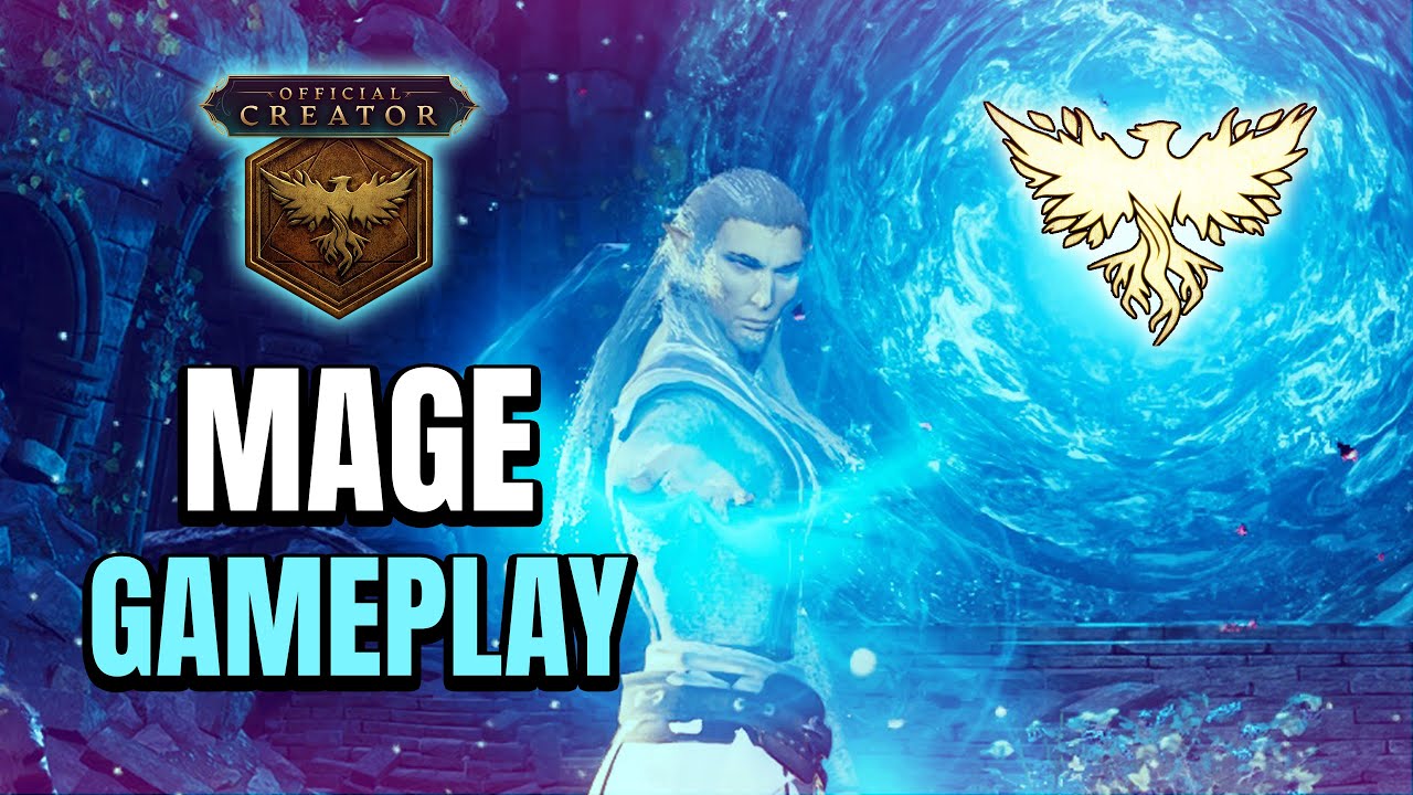 Ashes of Creation Mage Leveling! (action combat mode) AoC gameplay