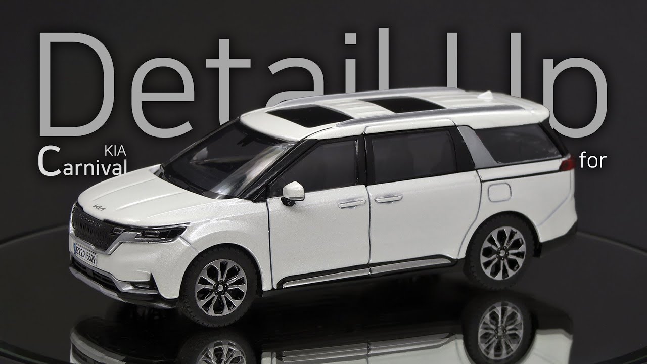 HK COGO 2021 Kia Carnival 1/40 Diecast Detail Up Review | 기아 카니발 KA4 다이캐스트 디테일업 리뷰