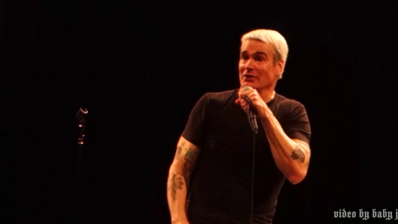 Henry Rollins on Lemmy-Live @ War Memorial Theatre, San Francisco, CA, December 29, 2016-Black Flag
