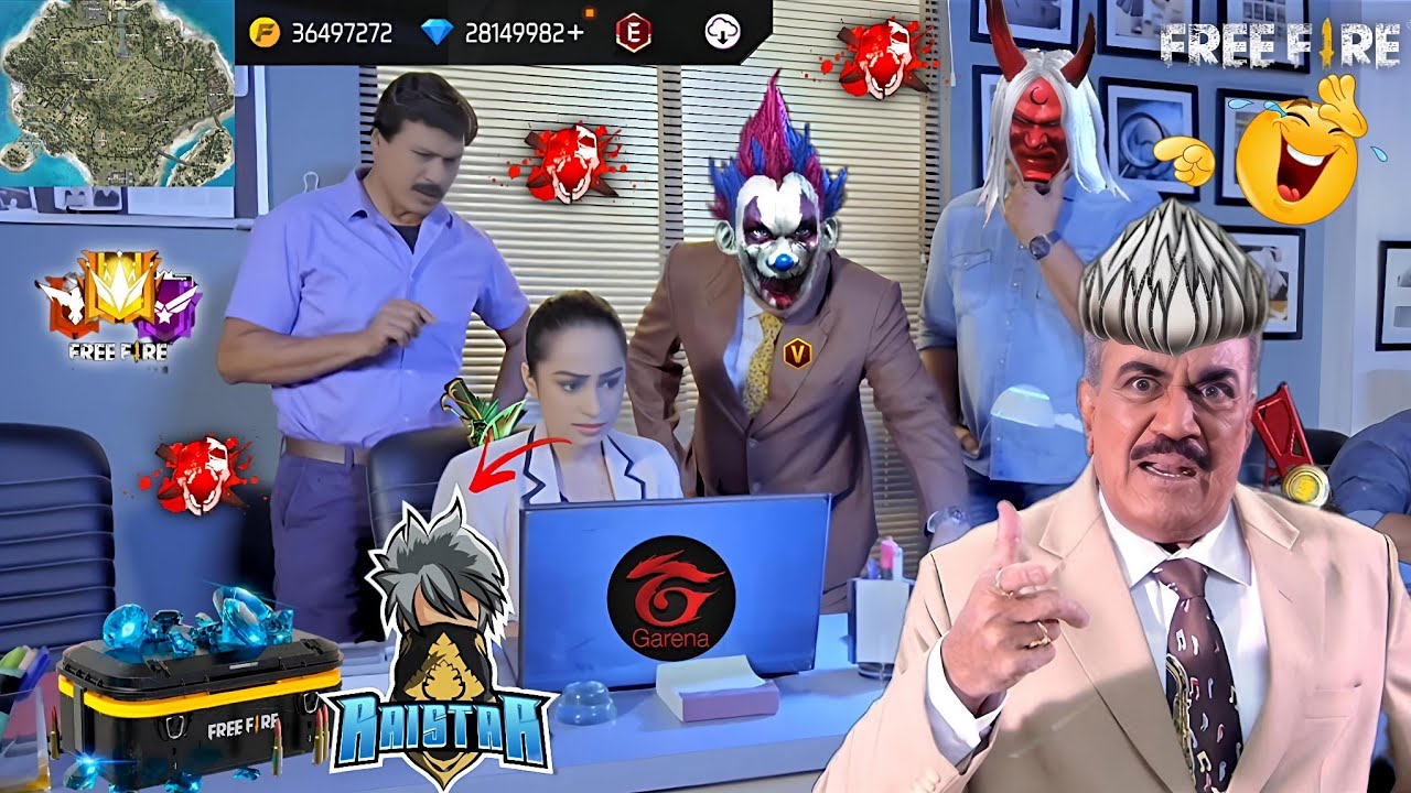 ACP Pradyumna Free Fire Comedy Dubbing Video😱 || CID Comedy Video Part - 2 😂 @M1GAMING-g3r