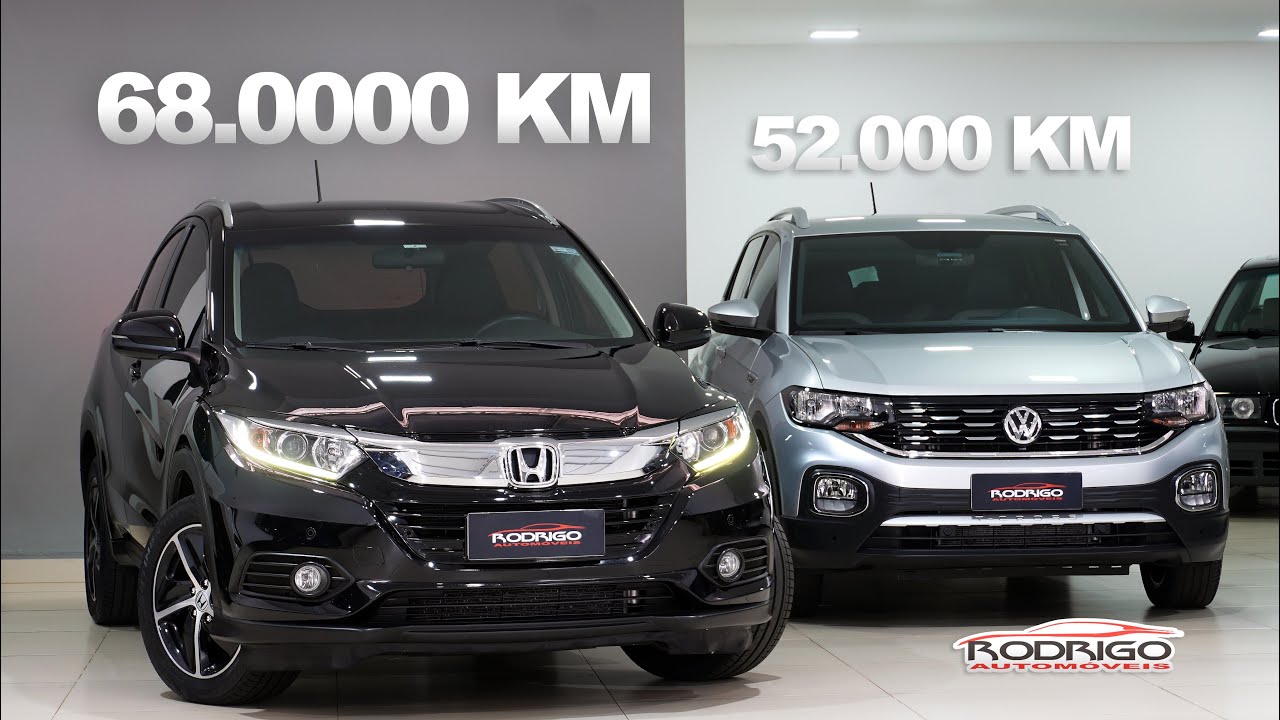 HONDA HR-V EXL e T-CROSS HIGHLINE 1.4 com BAIXA KM! Chegaram mais dois SUV's para venda na Rodrigo!