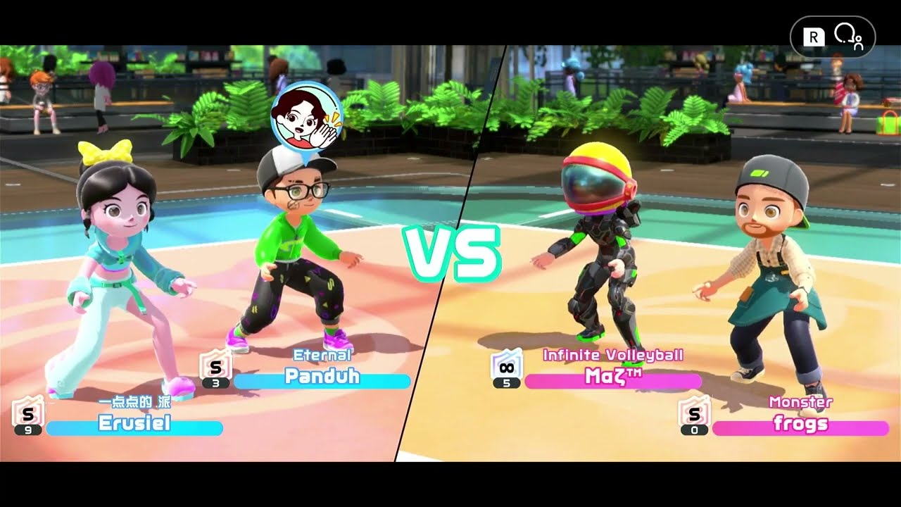 Beat Infinity 5 Player Again! Nintendo Switch Sports: Volleyball.