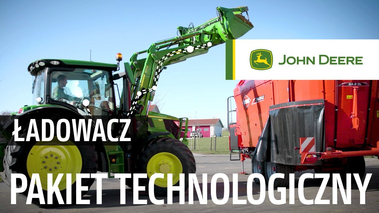 Inteligentne rozwiązania umożliwiające oszczędność czasu Pakiet technologii ładowacza John Deere