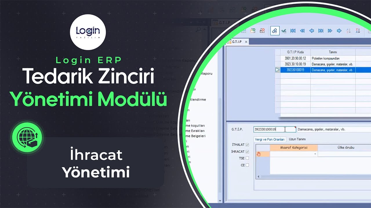 Login ERP | İhracat Yönetimi