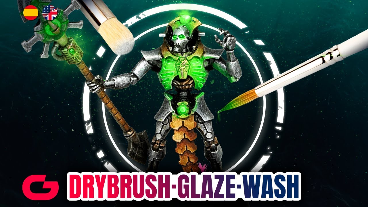 BASIC Techniques ( DRYBRUSH, GLAZE & WASH) / Técnicas BÁSICAS ( PINCEL SECO, VELADURA & LAVADO