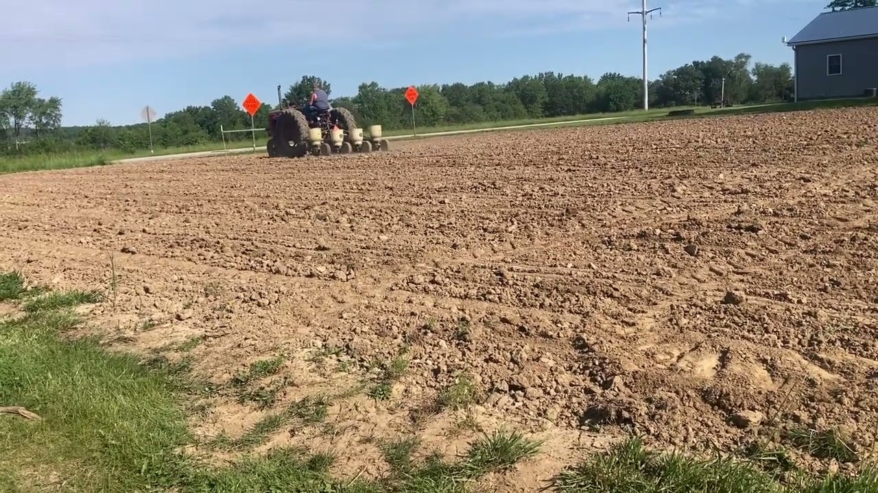 2025 Planting Corn with 1944 Farmall M and John Deere 71 flex