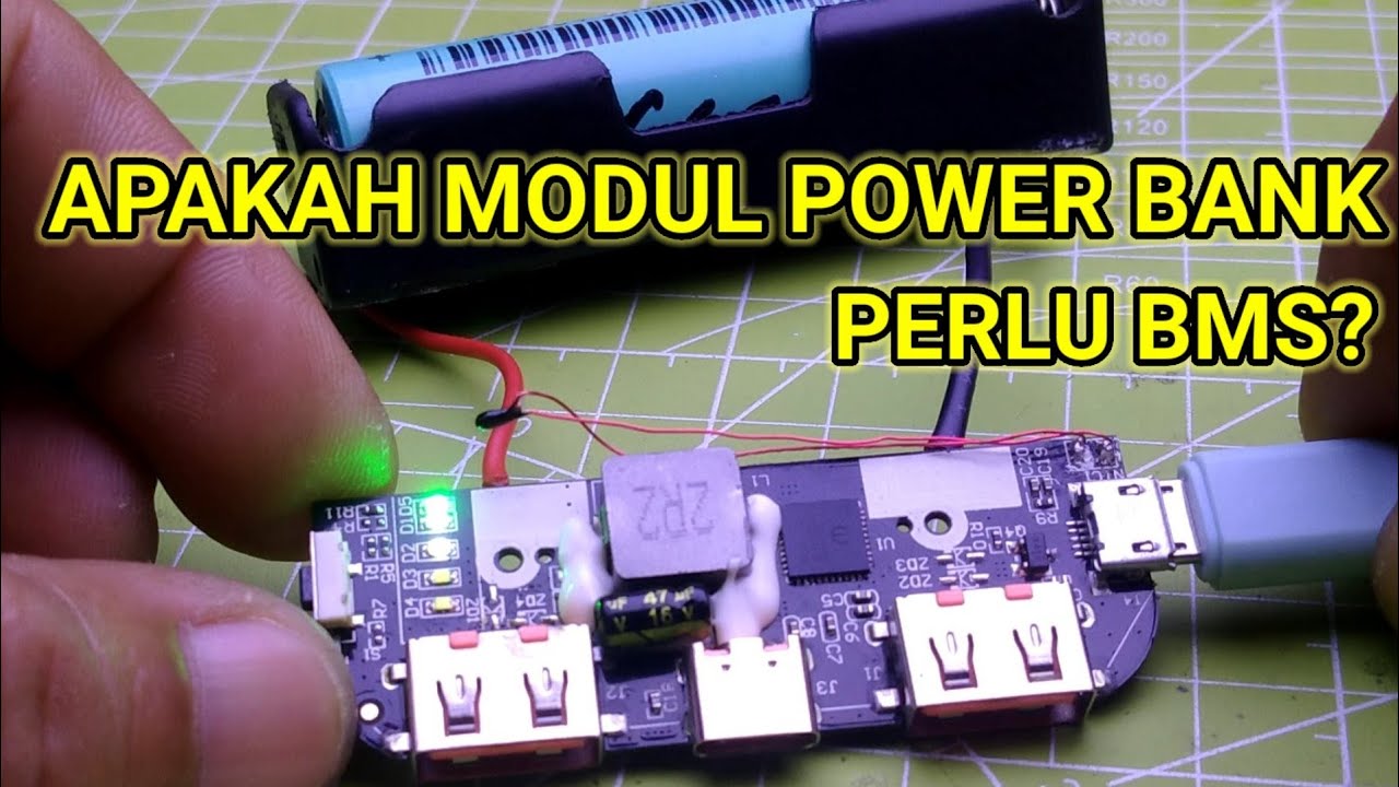 ADA BMS DI DALAM POWER BANK. [mari kita tes.....]