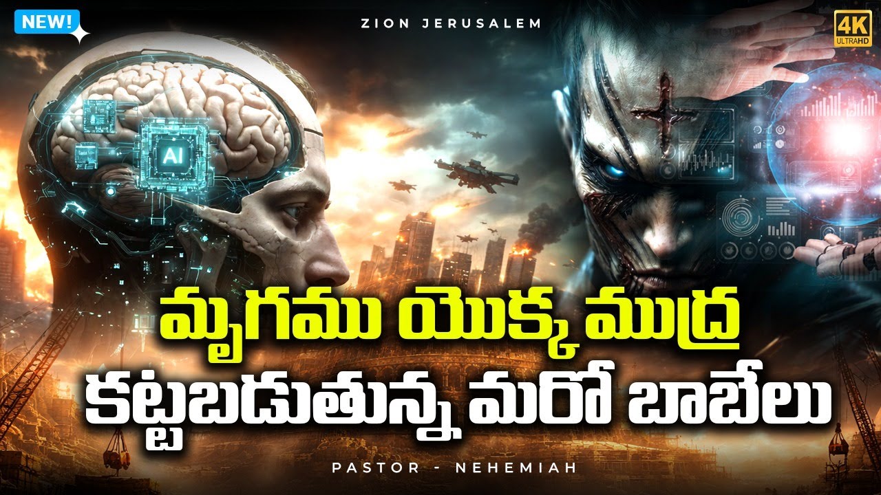 🚨😱 మృగము యొక్క ముద్ర 😱🚨 కట్టబడుతున్న మరో బాబేలు 🗼Zion Jerusalem