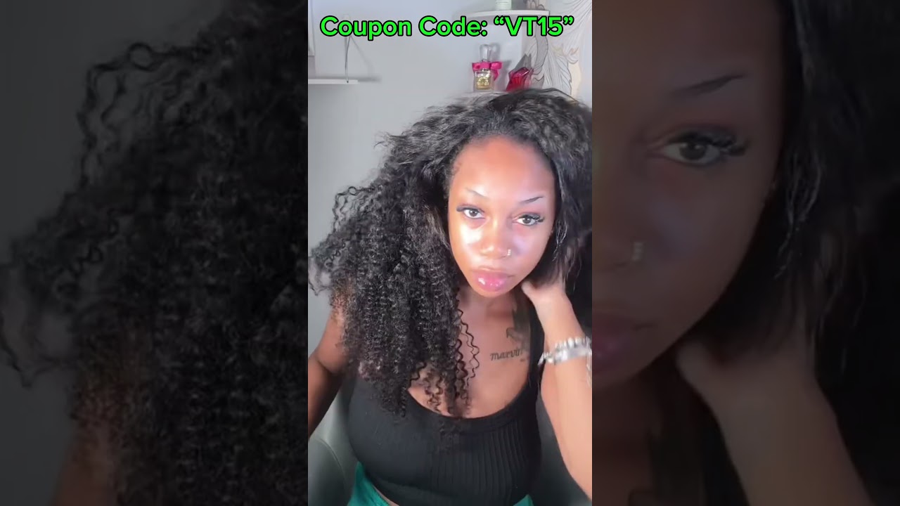 EASY & Quick 3-in-1 Kinky Curly Half Wig Tutorial for Beginners