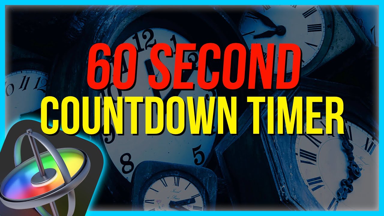 Create A Countdown Timer For Livestreams &bull; Motion 5 Tutorial
