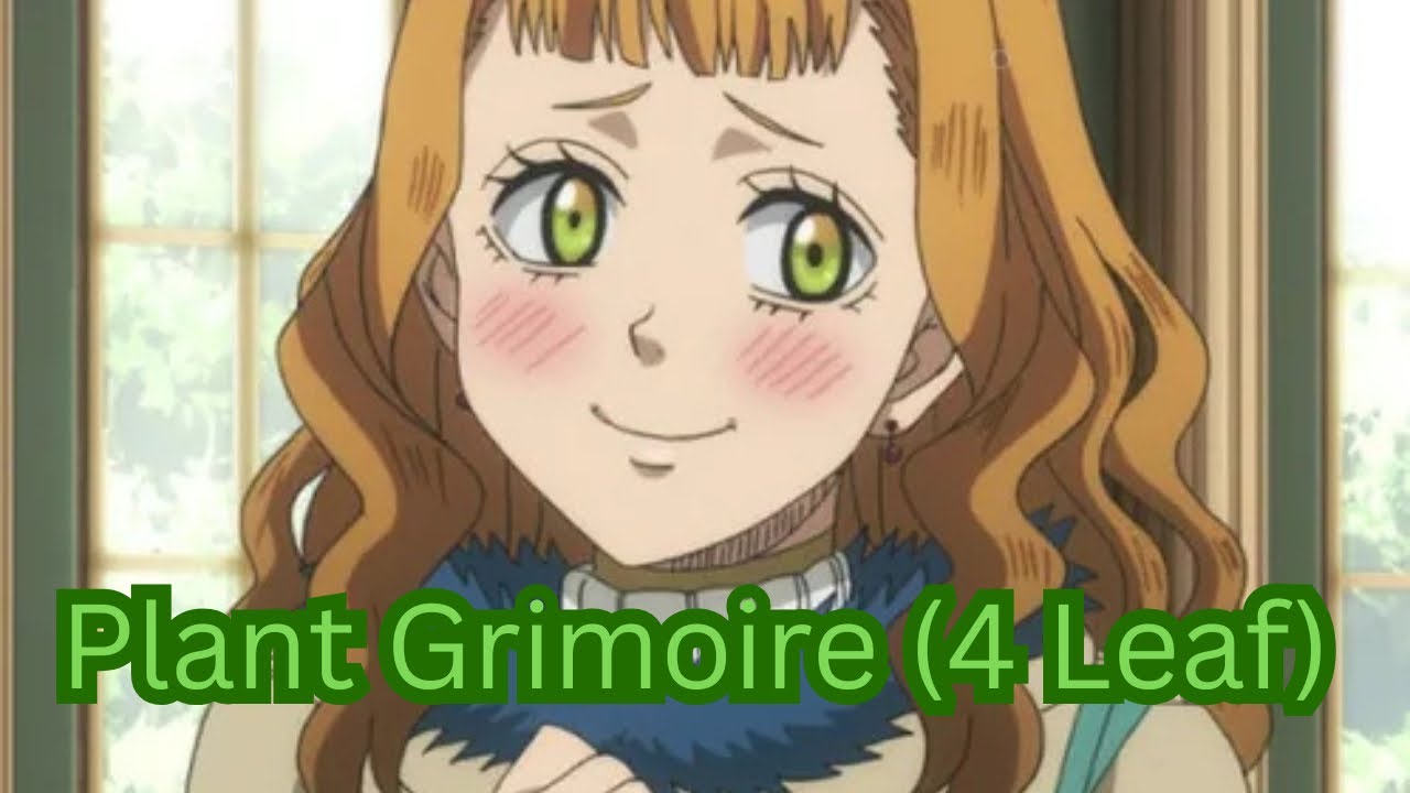 Black Grimoire | Plant Grimoire (4 Leaf) showcase.