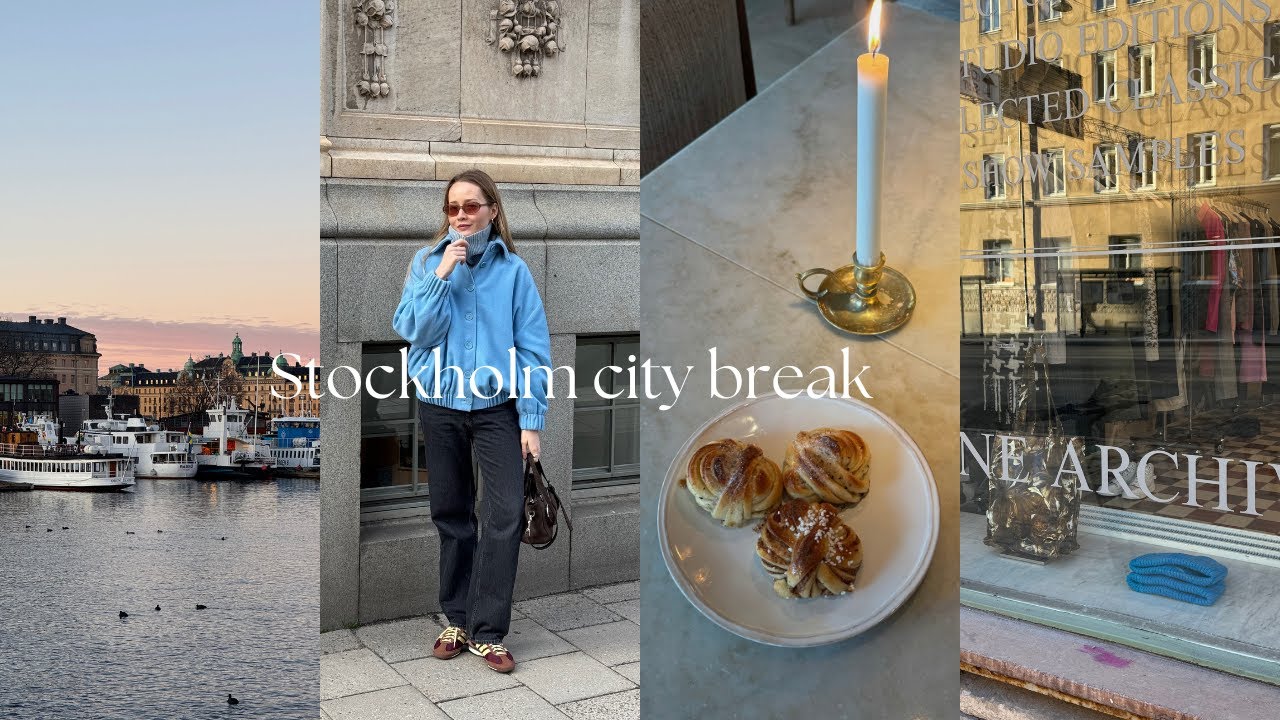 Stockholm city break- first time in Sthlm, modern art museum, pastries, everyday makeup, cool brands