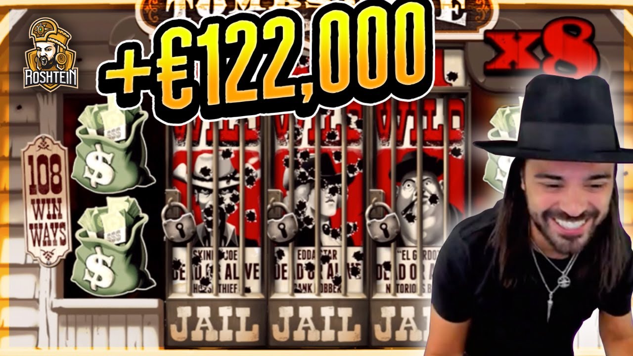 ROSHTEIN &euro;122,000 BIGGEST WIN EVER 🔥 on TOMBSTONE (Twitch Highlight)
