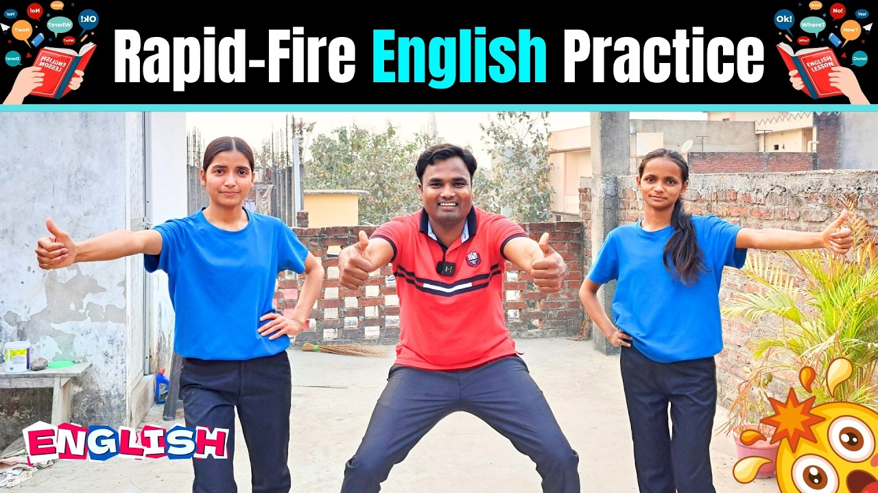 Rapid-Fire English Practice 🔥🗣️ | Speak English Fast 🚀 | Learn English Easily 📚 | #EFTHub