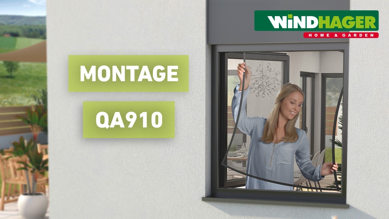 Pop Up Screen Fly screen from Windhager Home & Garden - Mounting instruction