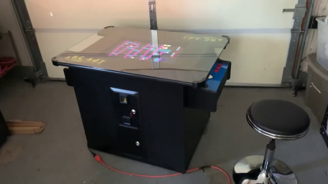 Deluxe Classic Cocktail arcade playing a 60 JAMMA board.    Www.awesomearcades.com
