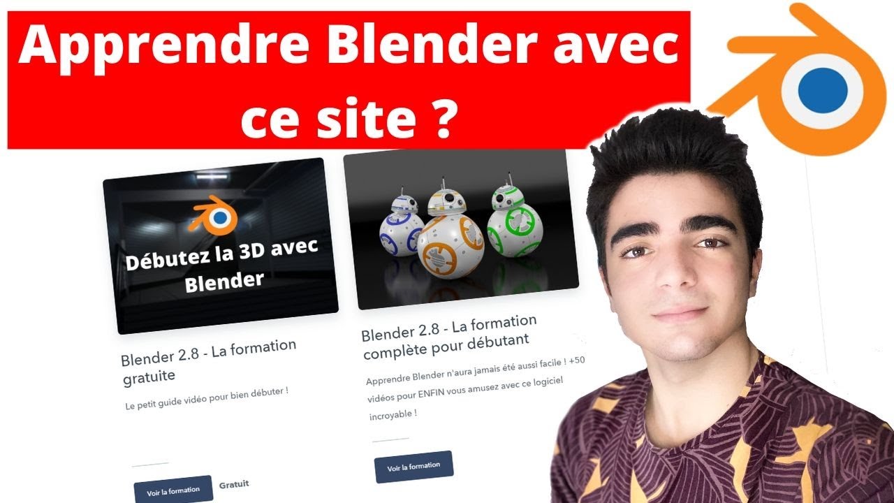 LE MEILLEUR SITE pour apprendre Blender ?