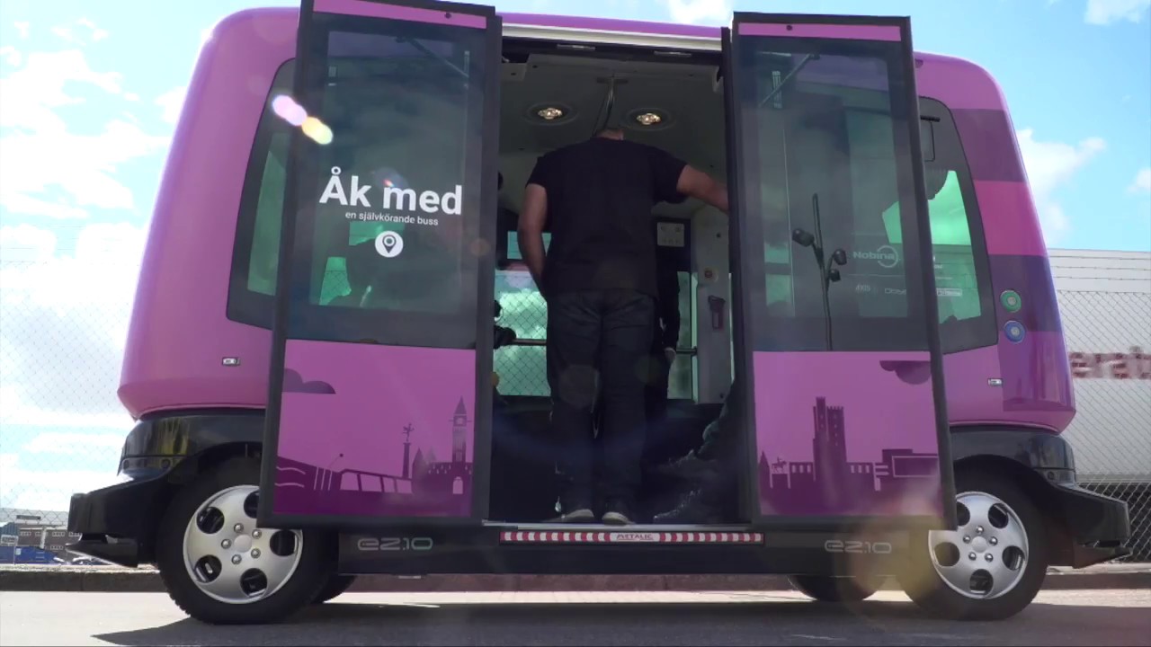 Förarlös buss i Helsingborg