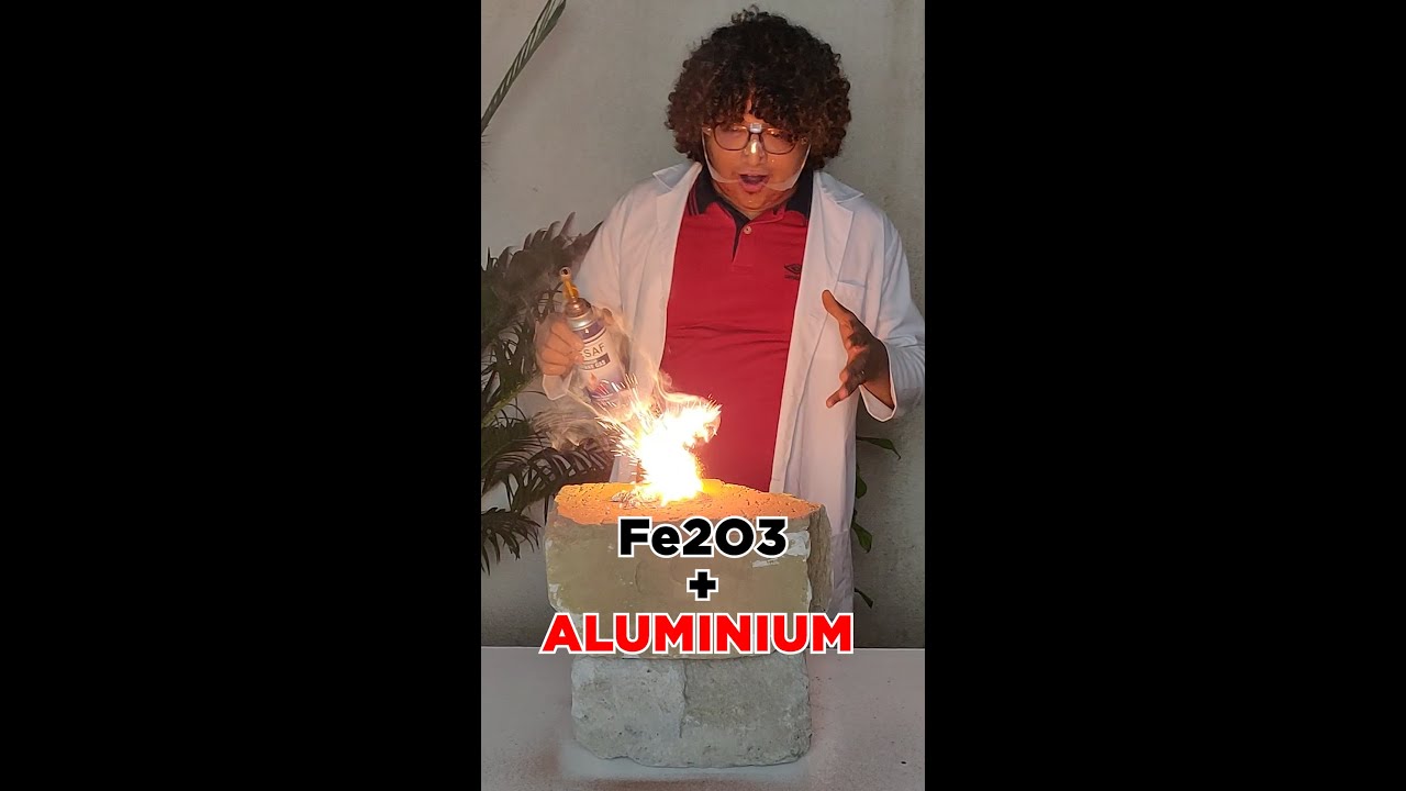 Fe2O3  +  ALUMINIUM      #SHORTS