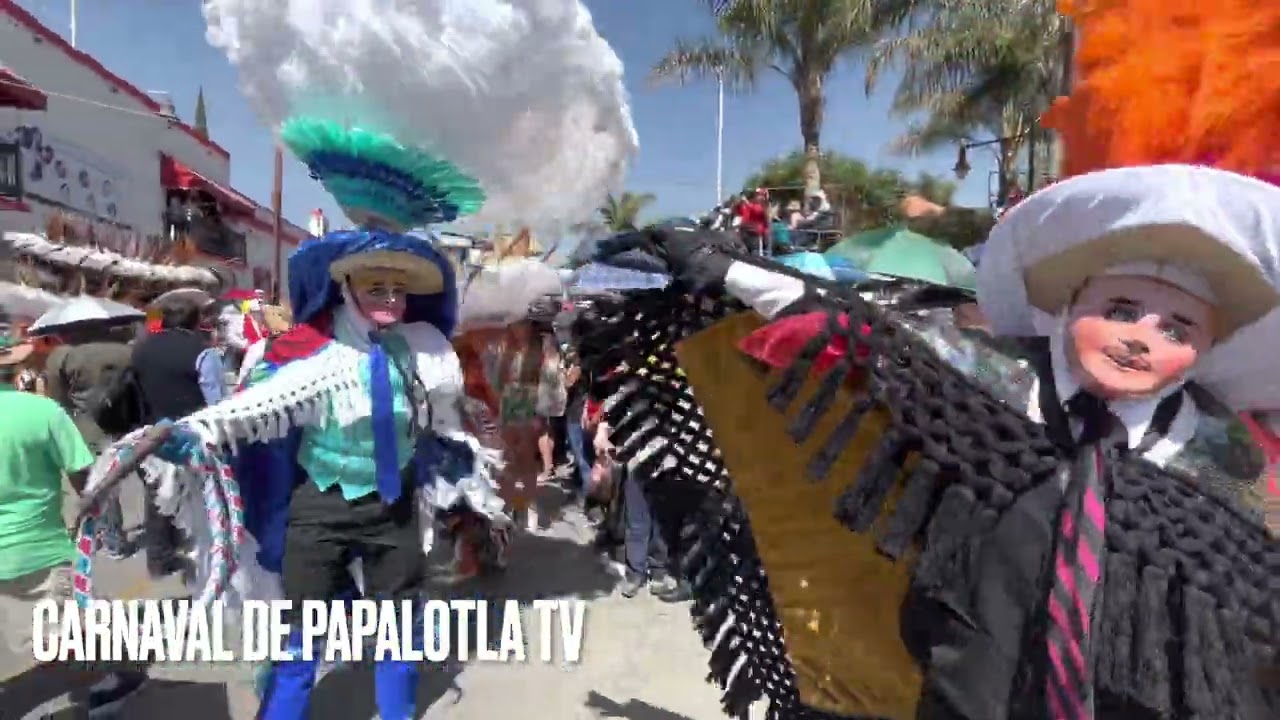 La Presentación del Carnaval Papalotla 2023. Barrio Xolalpa.