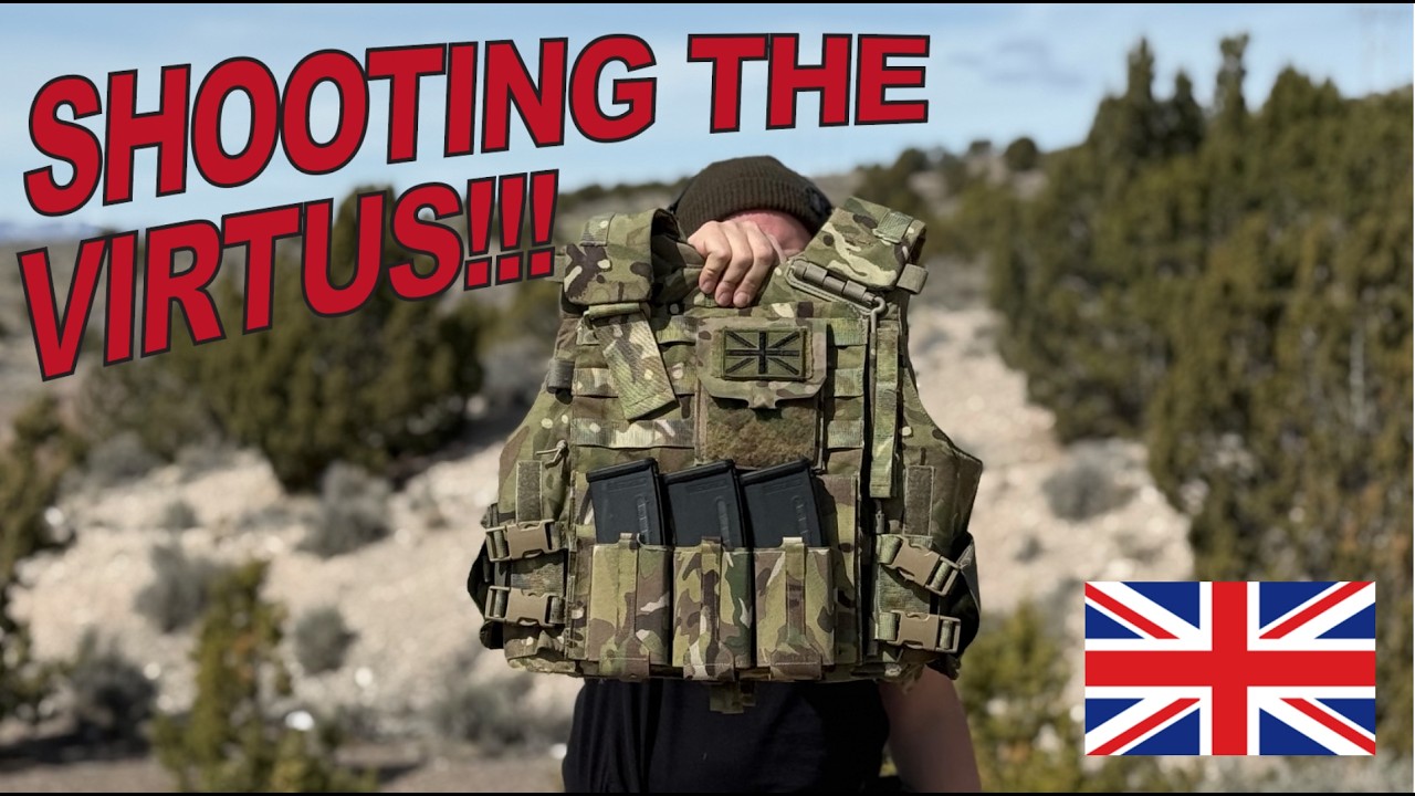 Фотосъемка тактического жилета Virtus Scalable Tactical Vest (STV) британской армии.