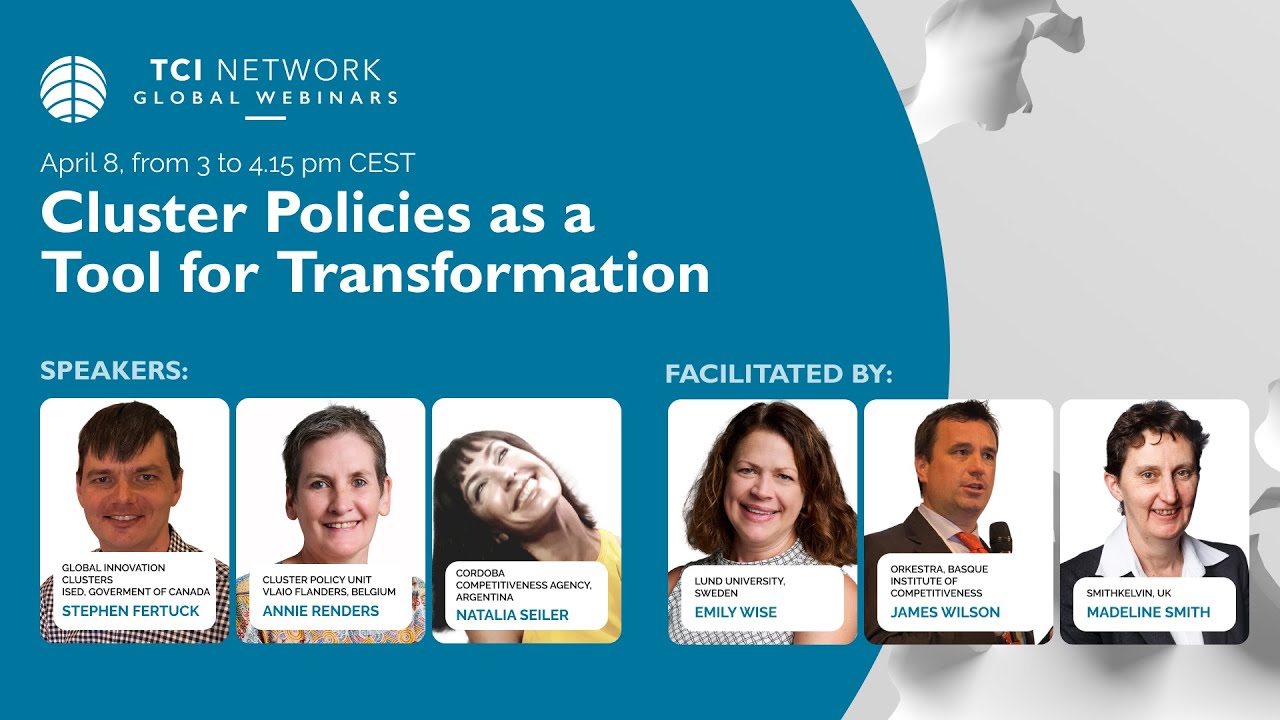 TCI Global Webinar: Cluster Policies as a Tool for Transformation