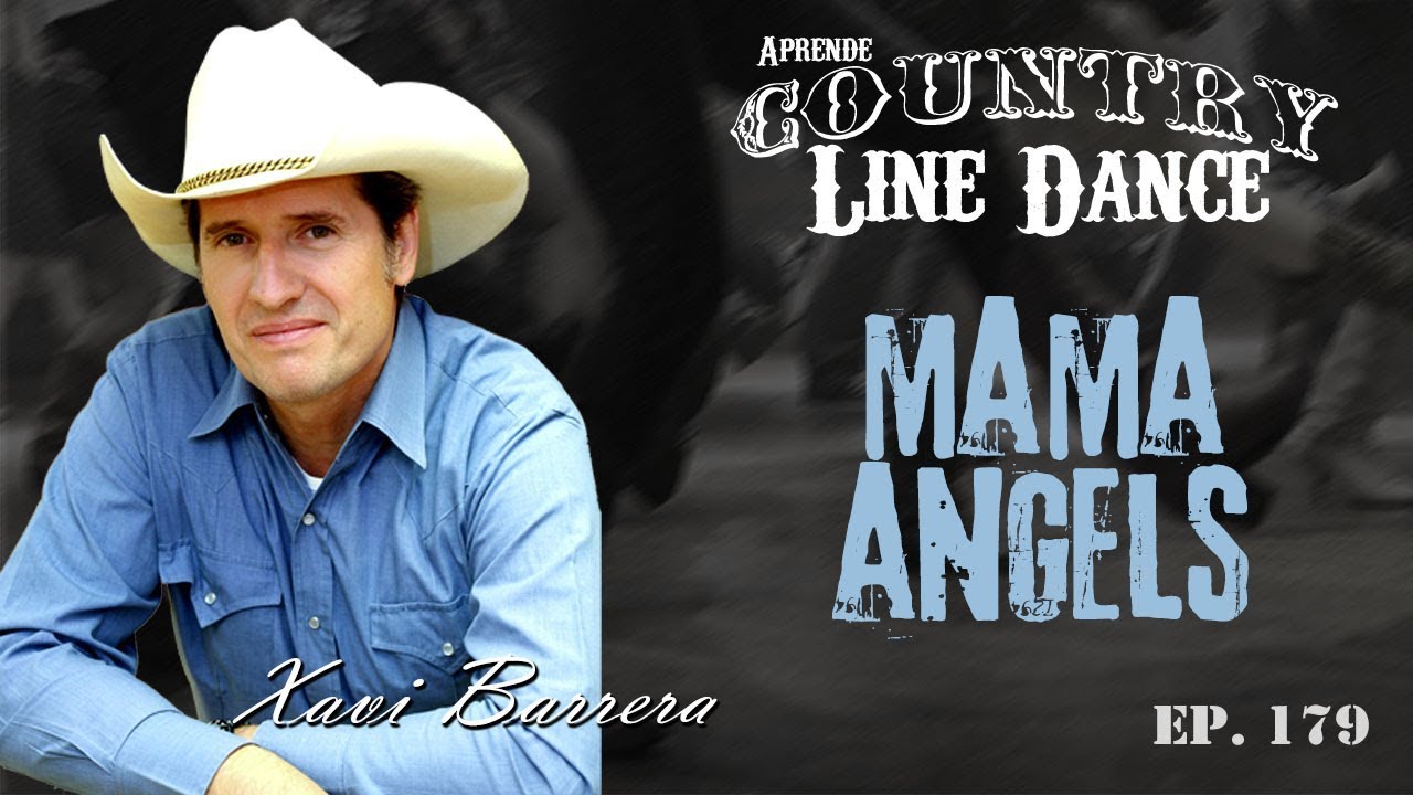 Como bailar MAMA ANGELS - 32 tiempos Country Line Dance Clase y Baile. Principiantes.
