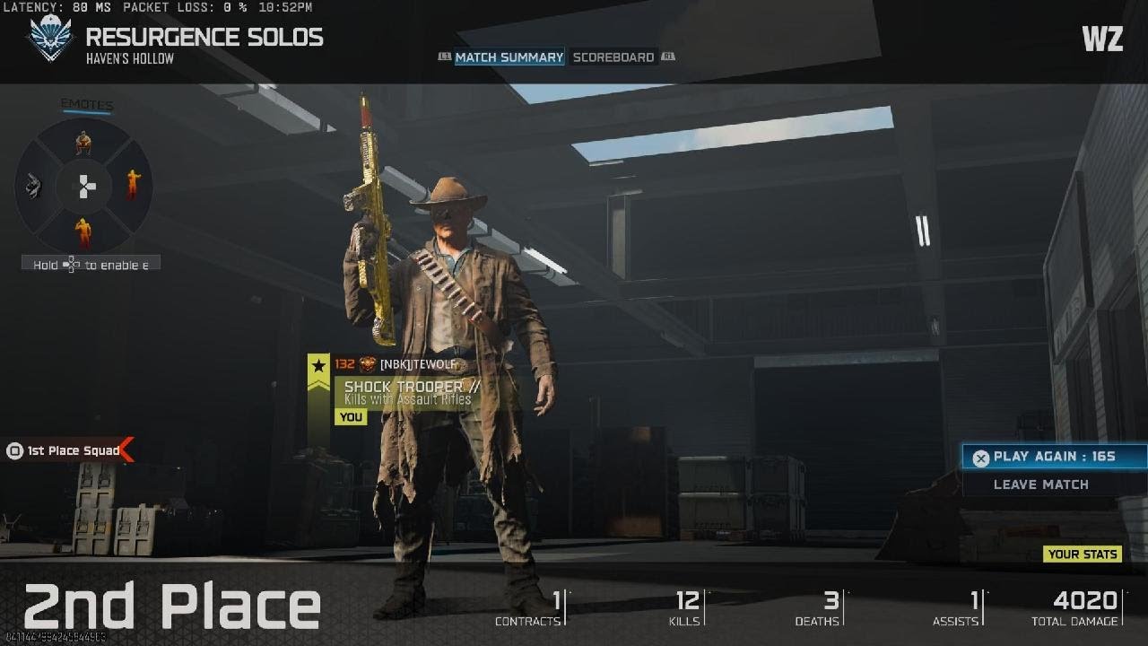 Call of Duty_Warzone Resurgence Solo 12&3 2nd Place 3rd Partied For The L