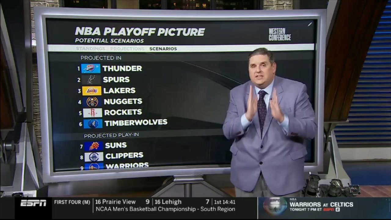 NBA Countdown | Windy breaks down Playoff Picture: Spurs to win No. 1? Lakers must claim 3-seed?