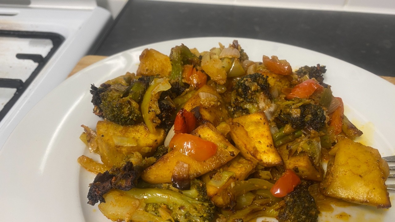Запеченный сладкий картофель с овощами! @kokogracetv #cookingvideo #cookingchannel #cooking