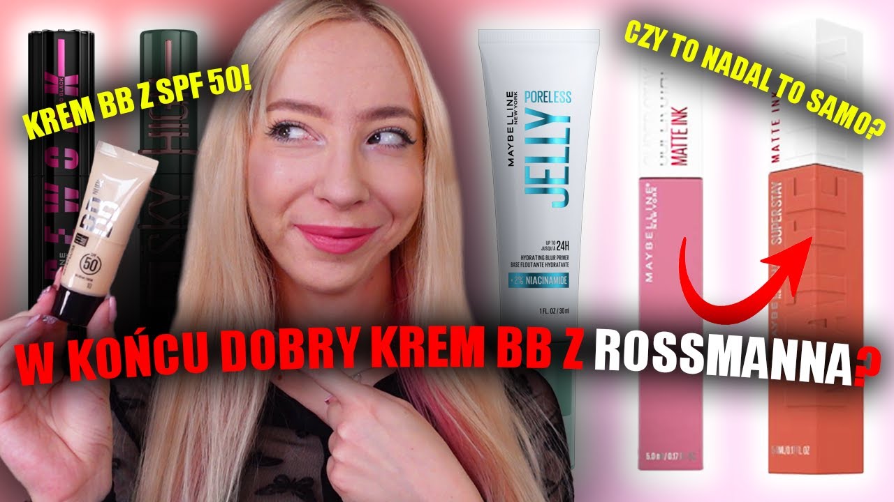 SPRAWDZAM NOWY KREM BB SPF 50 OD MAYBELLINE! HIT CZY HIT? | TEST KOSMETYK&Oacute;W MAYBELLINE CZ.2