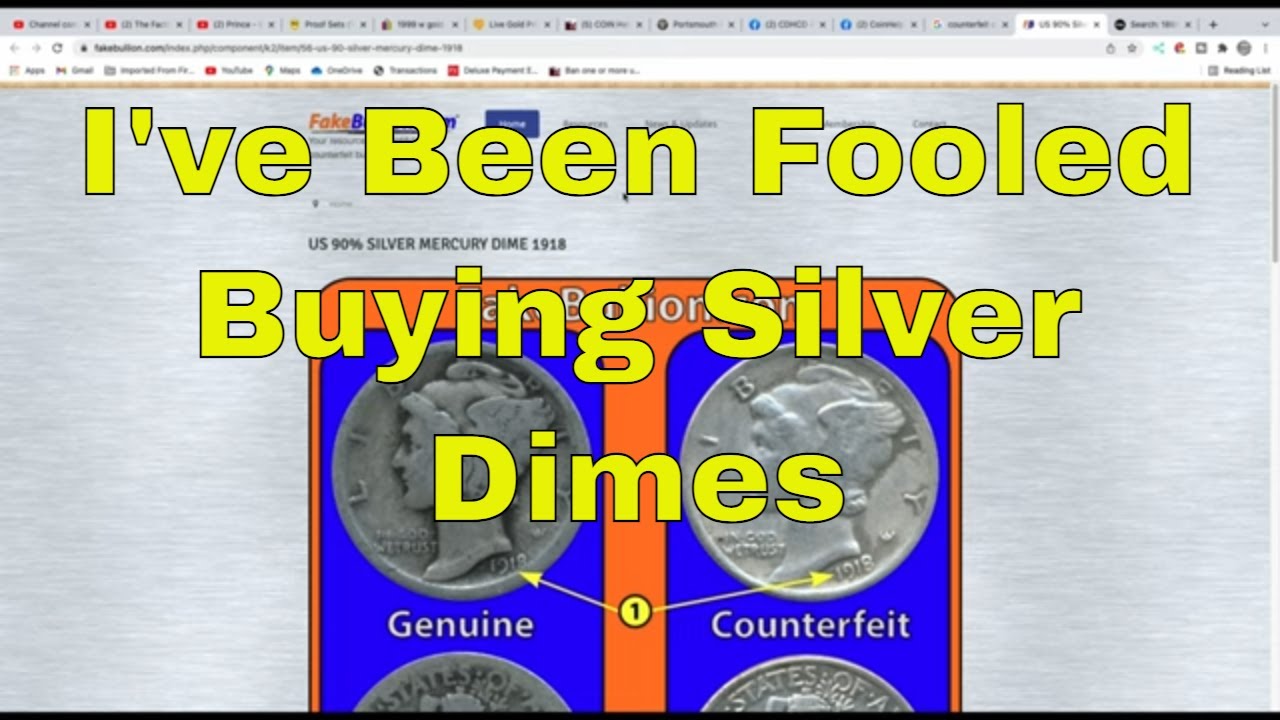 You Can Be Duped When Buying 90% Silver Dimes!! Worse Than Counterfeit