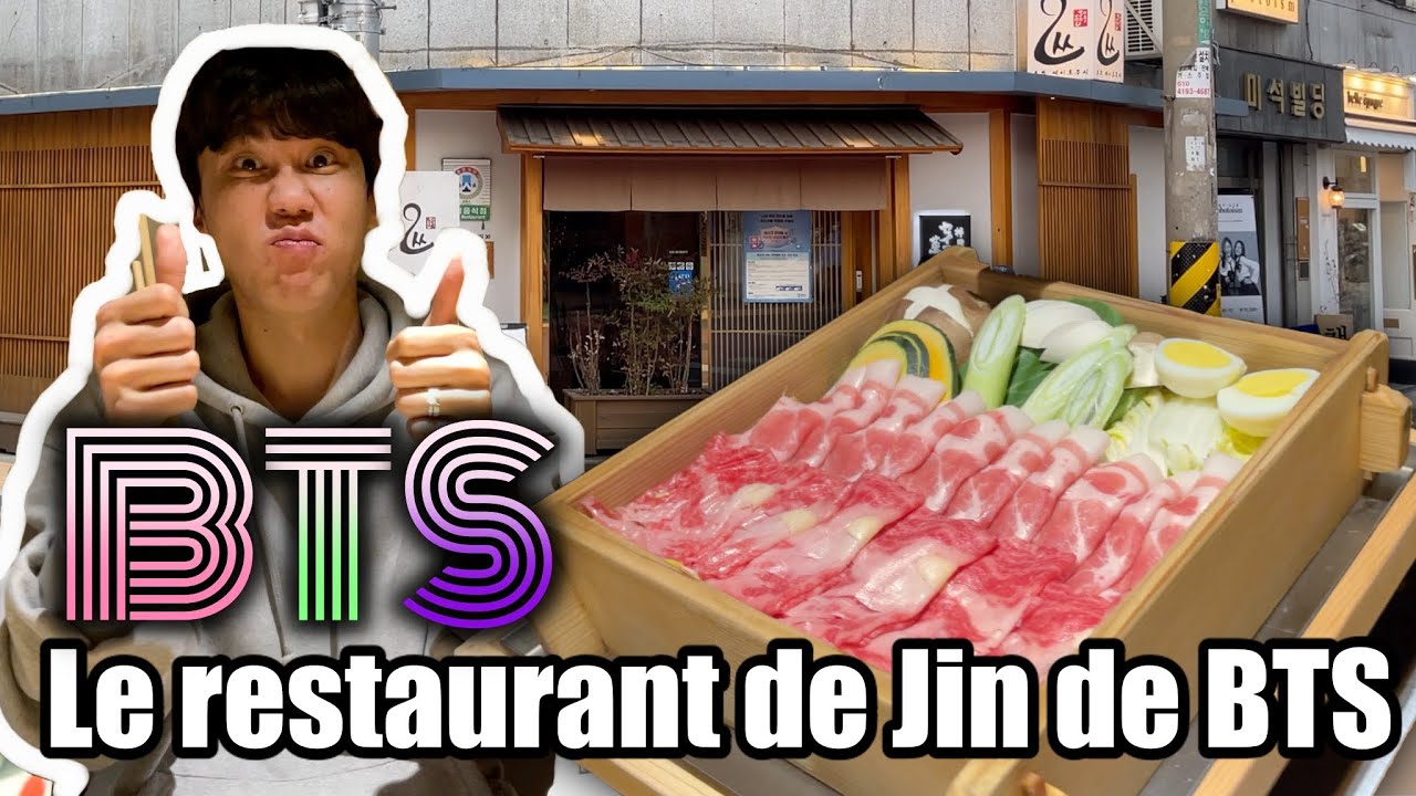 HWI A MANGÉ AU RESTAURANT DE JIN DE BTS🇰🇷