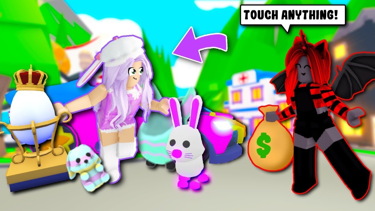 MOODY Buys Me EVERYTHING I Touch! (Roblox)