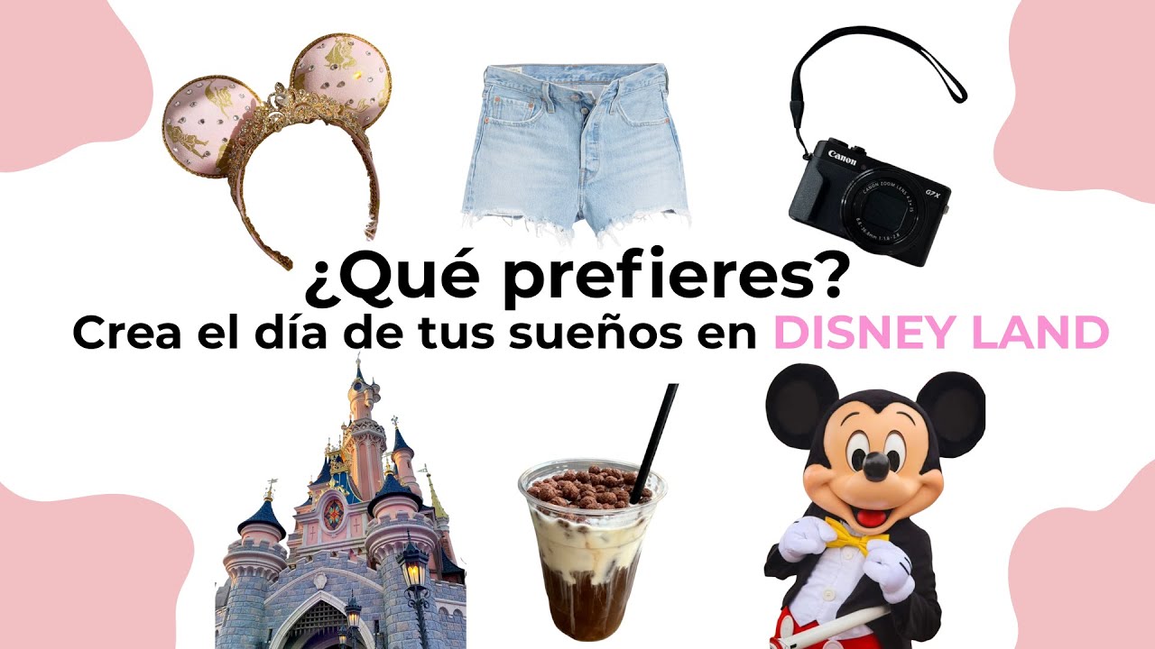 Crea El Día De Tus Sueños en DISNEY LAND | ¿Qué prefieres? | THIS or THAT  🎢🎠💗