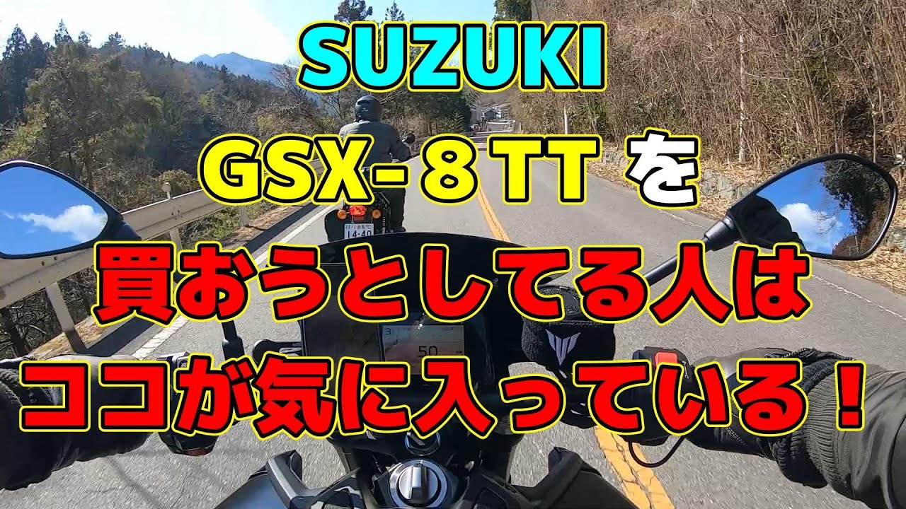 【モトブログ】　SUZUKI　GSX-8TT を 買おうとしている人はココが気に入っている！