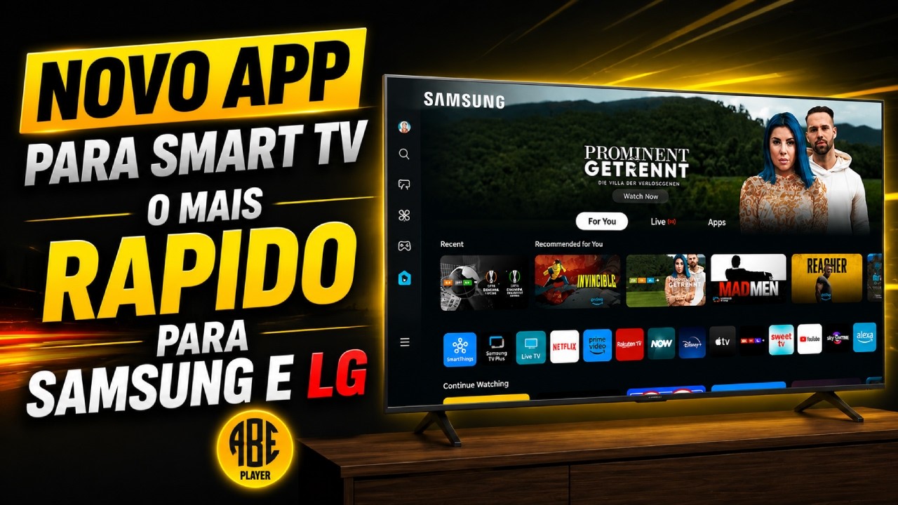 NOVO APP PARA SMART TV! O MAIS R&Aacute;PIDO E EST&Aacute;VEL DE 2026 🔥