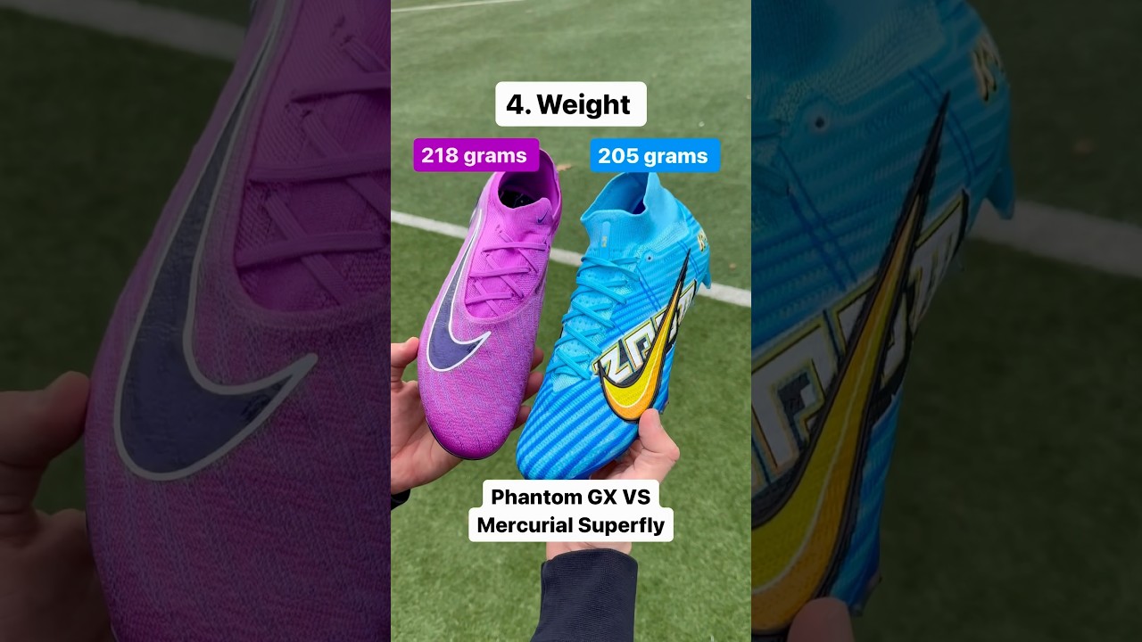 Nike Phantom vs Nike Superfly 🔥🤯 Boot Battle #shorts