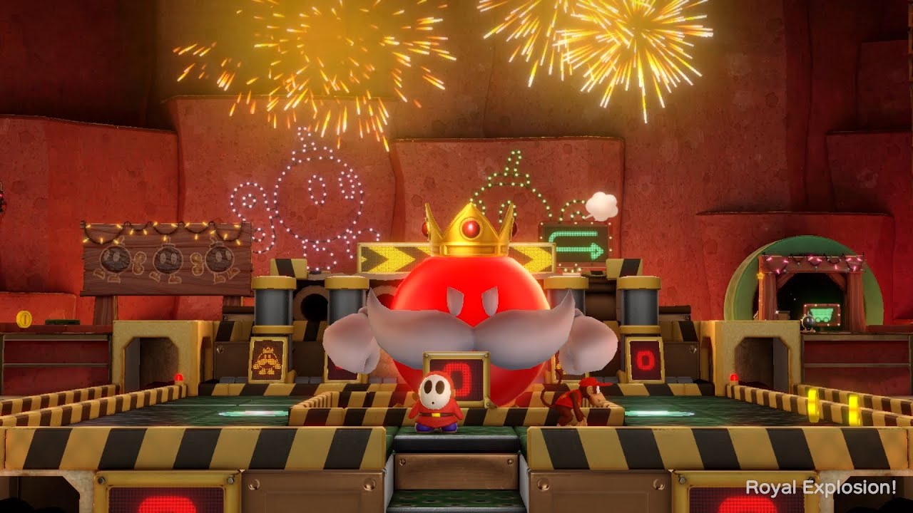 Super Mario Party Partner Party #1746 Gold Rush Mine Mario & Peach vs Diddy Kong & Shy Guy