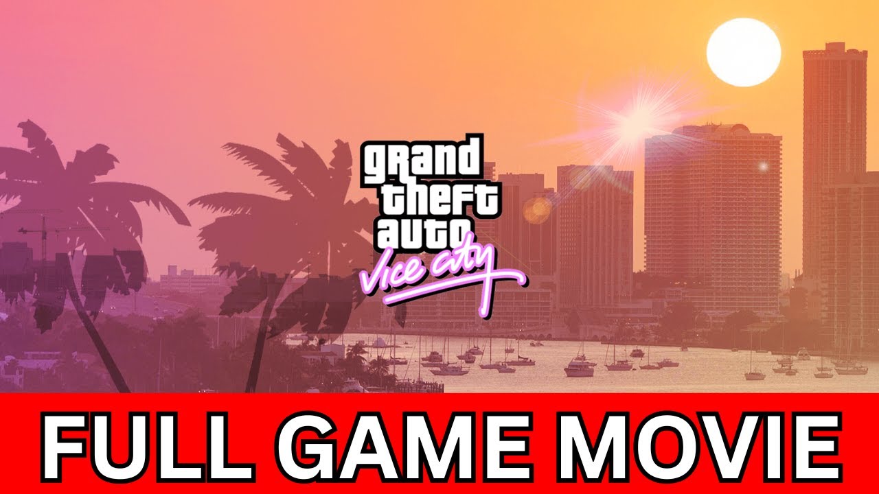 GTA VICE CITY DEFINITIVE EDITION | ALL CUTSCENES | GAME MOVIE