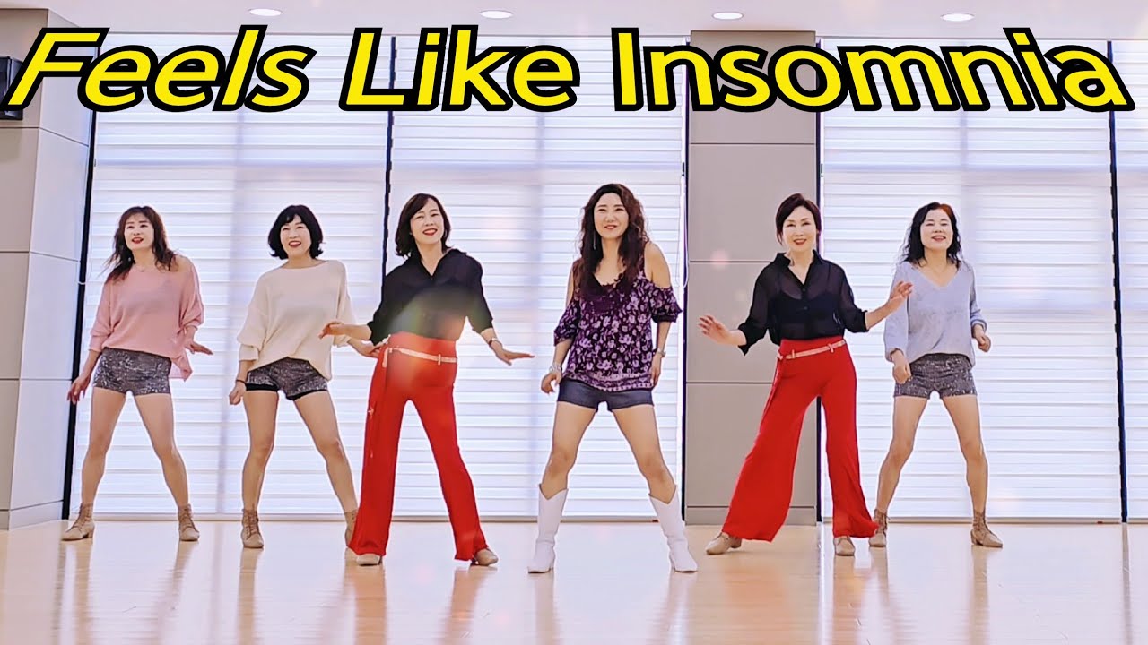 Feels Like Insomnia Line Dance  Improver  쉬운중급라인댄스