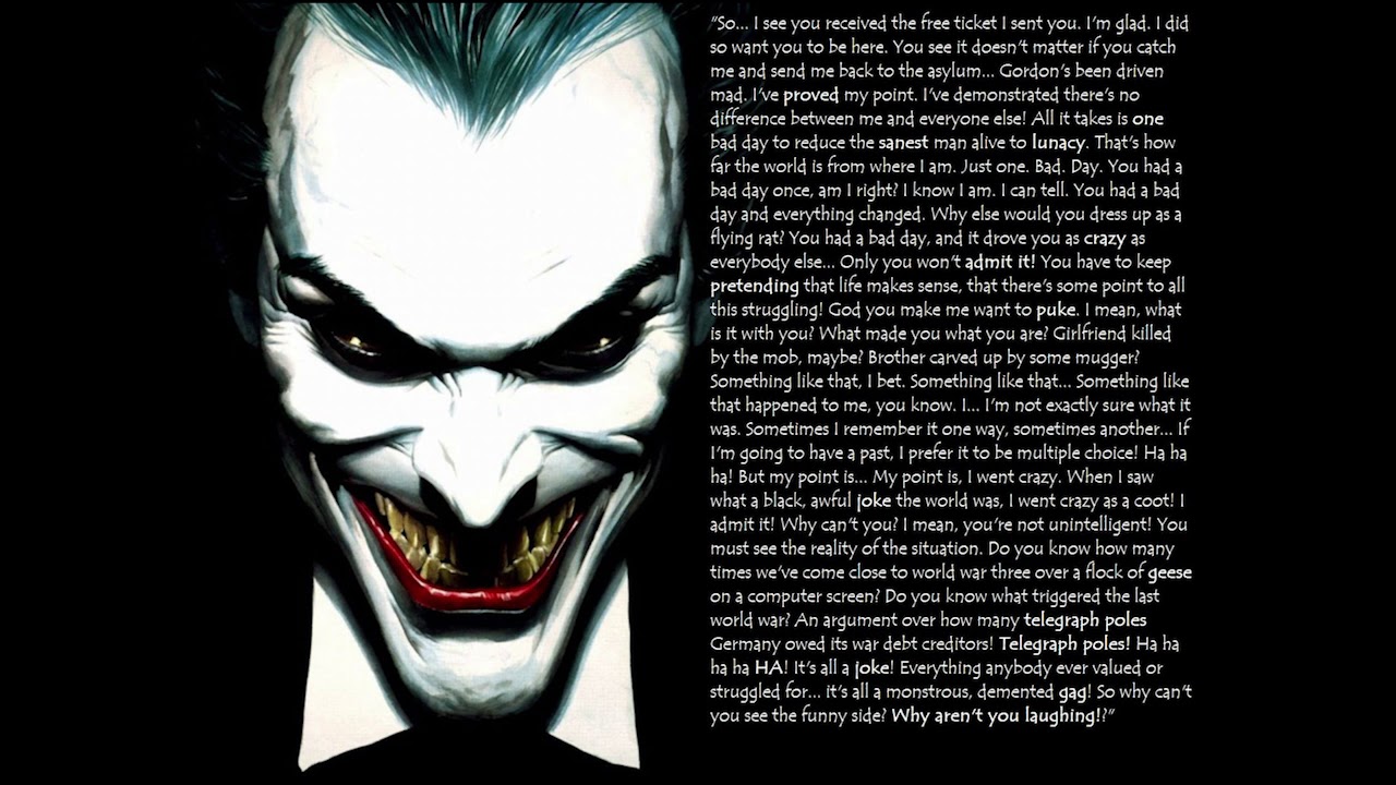 The Joker's One Bad Day - Megaloguing