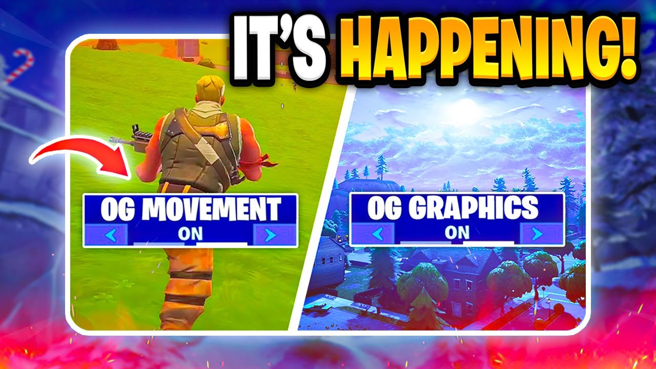 Оригинальные движения и графика наконец-то возвращаются в Fortnite!