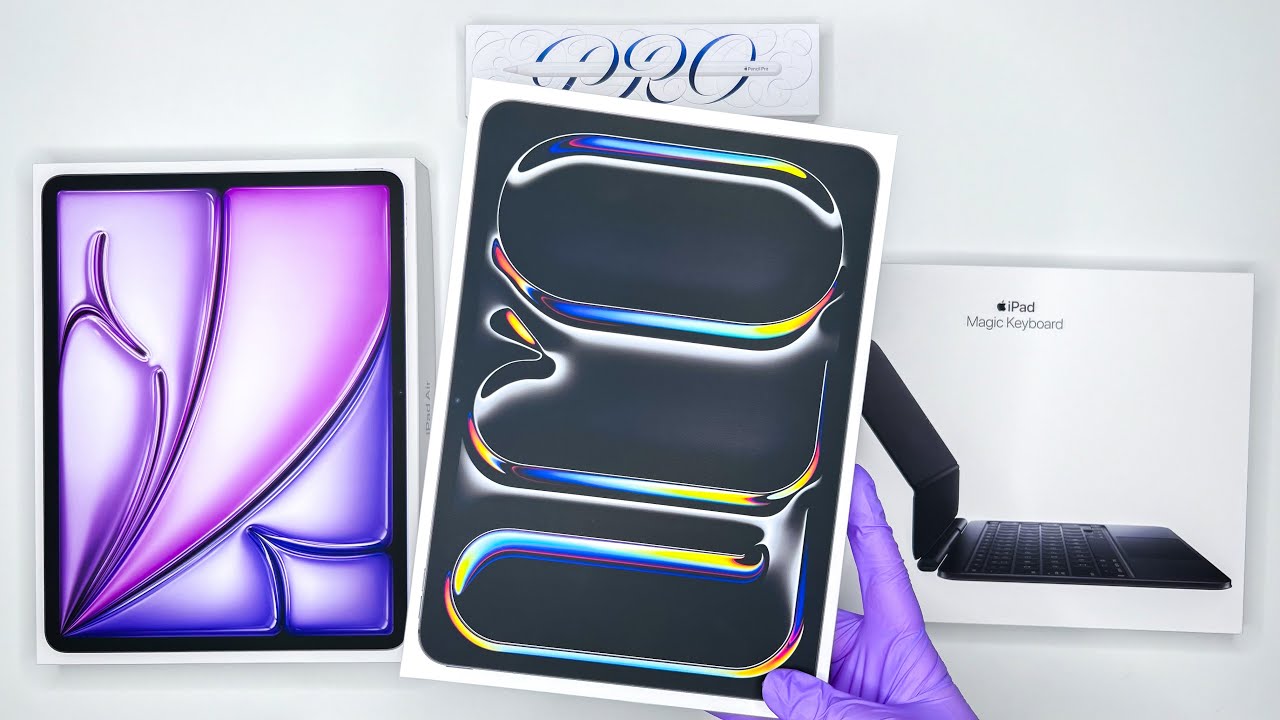 Apple UNBOXING 2024 : M4 iPad Pro, M2 iPad Air, Magic Keyboard 2024 & Apple Pencil Pro