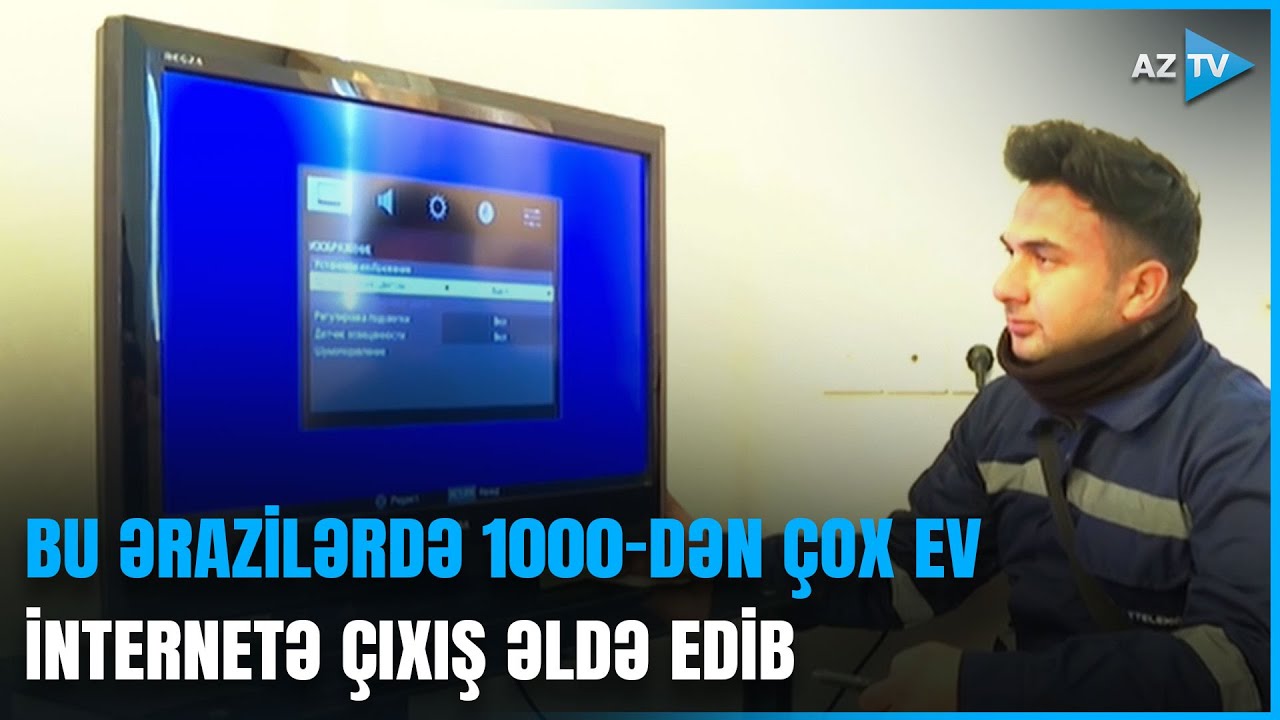 İndi hər evdə internetə və televiziya kanallarına birbaşa qoşulma var: ağdamlı sakinlər bunları dedi