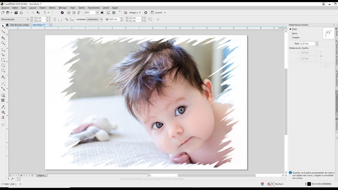 Como criar molduras personalizadas corel draw tutorial sublimação