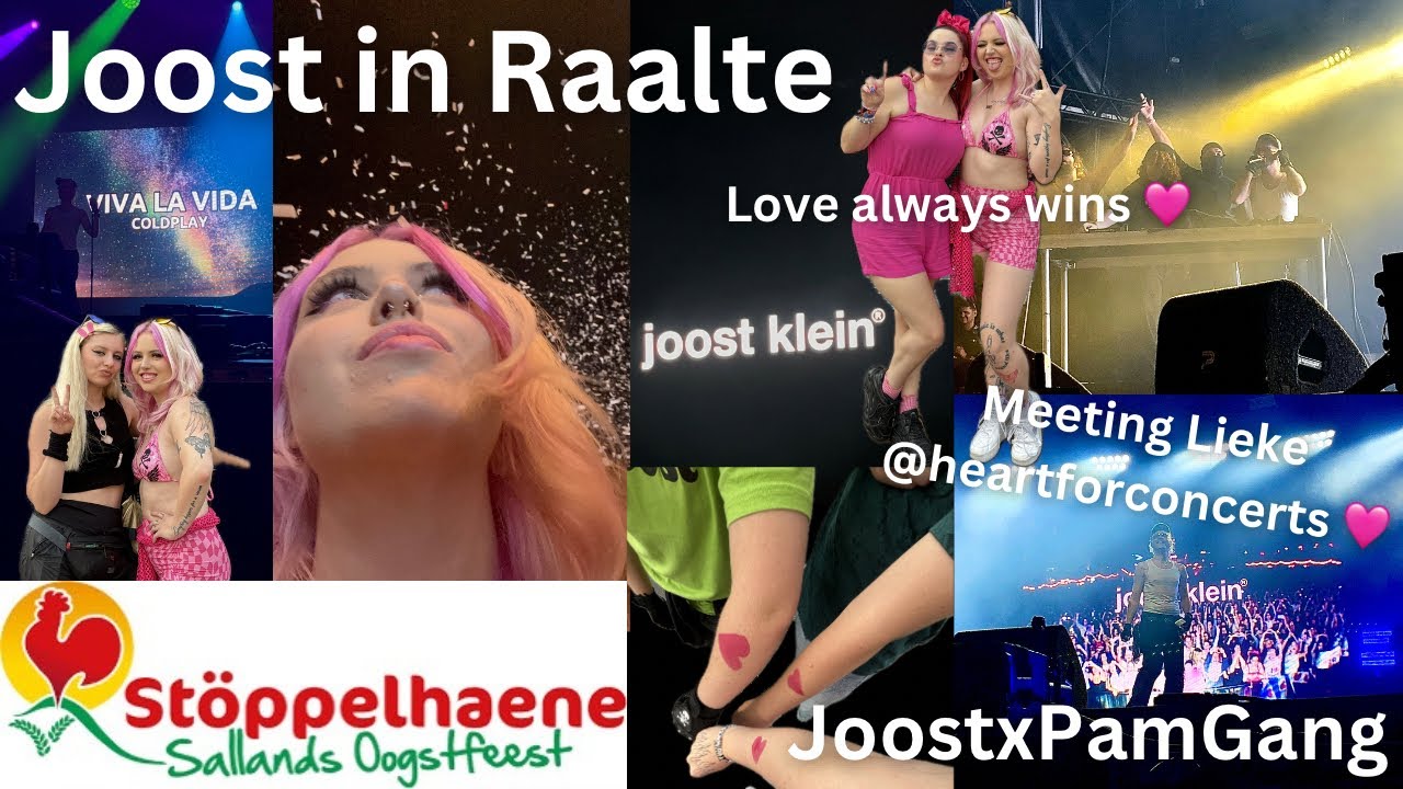 HAVING SO MUCH FUN SEEING JOOST AT STÖPPELHAENE FT. PAMGANG & HEARTFORCONCERTS 🩷🫶🏻