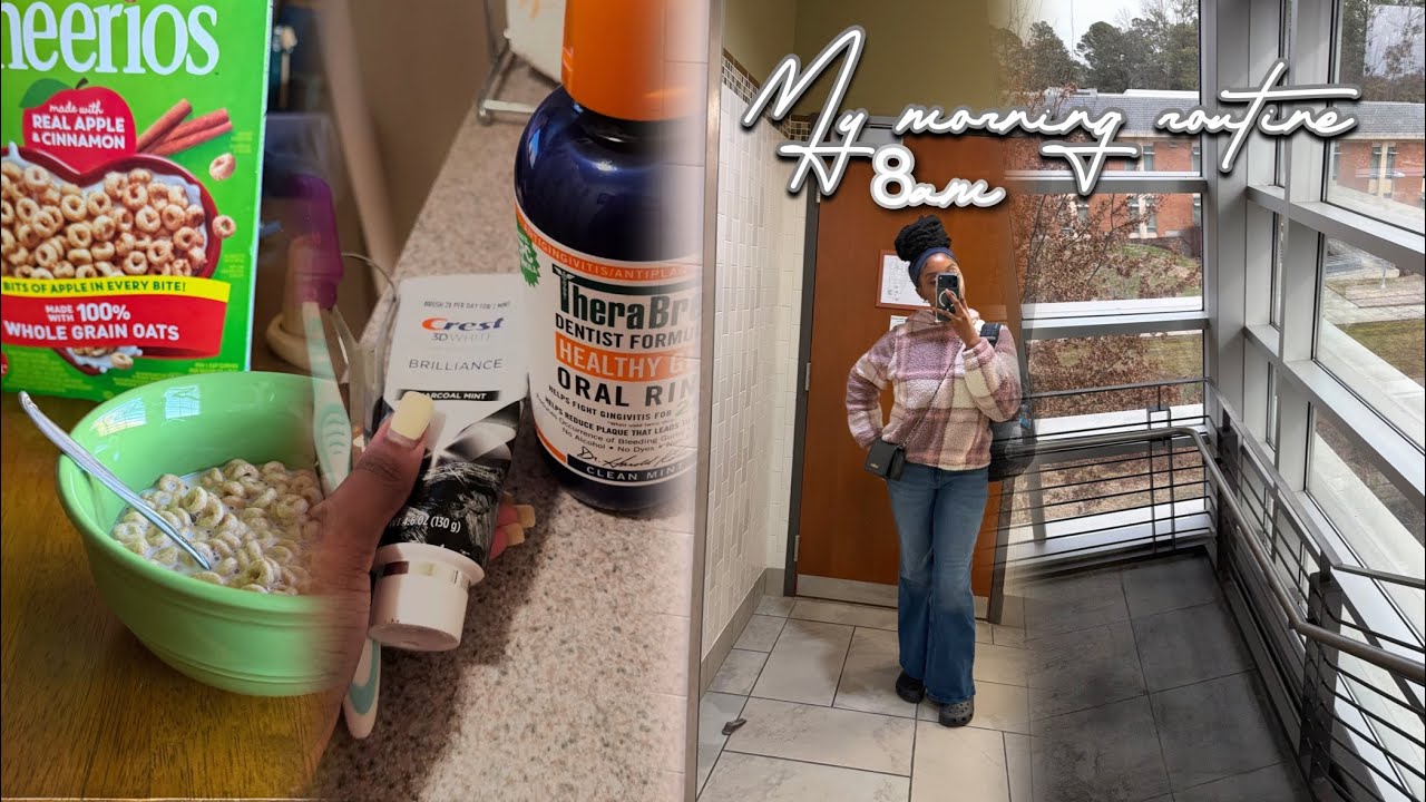MY 8AM MORNING ROUTINE 🧼🫧🫧