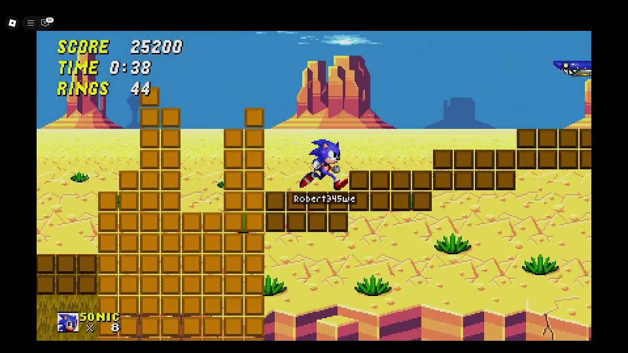 Sonic 2: Time Warped (Adventure) by: Bobactt    Classic Sonic Simulator V13